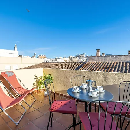 H2m Lazcano With Sunny Terrace In Old Town Malaga